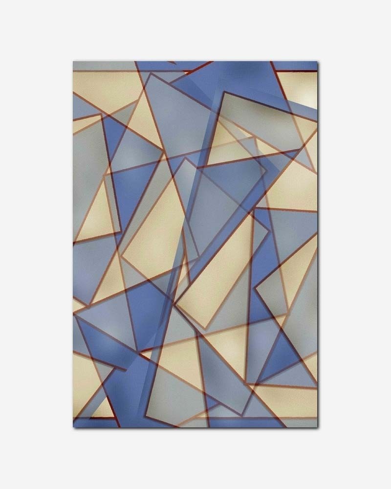 Triângulos abstratos - Pennie Gibson