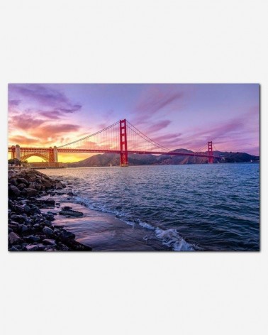 Golden Gate crepúsculo - Jean Beaufort