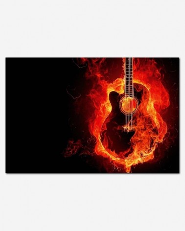 Guitarra em chamas - Dark Rider