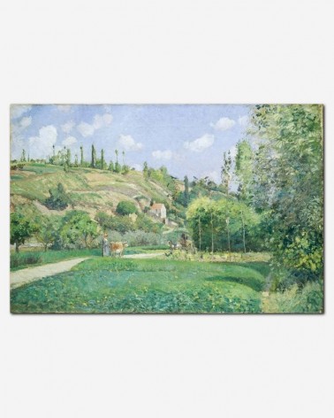 Pasto em Valhermeil - Camille Pissarro