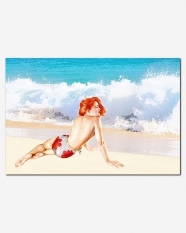 Pin up Girl Beach - Karen Arnold