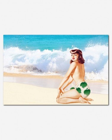 Pin up on sandy beach - Karen Arnold