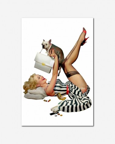 Pin up with puppy - Annalise Batista