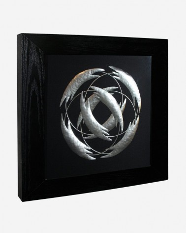 Quadro com Escultura em Metal (Mod. Q03)