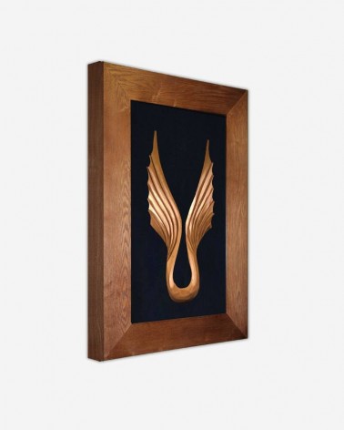 Quadro com Escultura em Madeira (Mod. Q15)