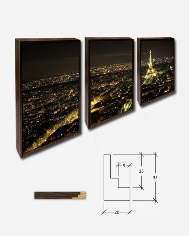 Trio Torre Eiffel à noite - Jean Beaufort