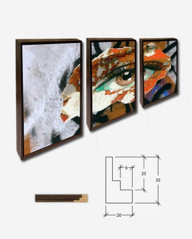 Trio Orange Graffiti Eye - Linnaea Mallette