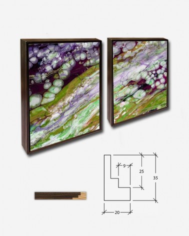 Duo Pintura abstrata Malerei - Martina Stokow