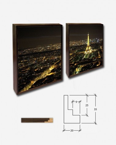 Duo Torre Eiffel à noite - Jean Beaufort